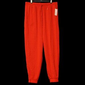 Workshop Republic Clothing Red Jogger Pants Women’s Large